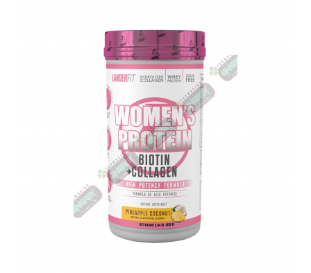 LANDERFIT WOMENS PROTEIN + COLLAGEN PINEAPPLE COCO