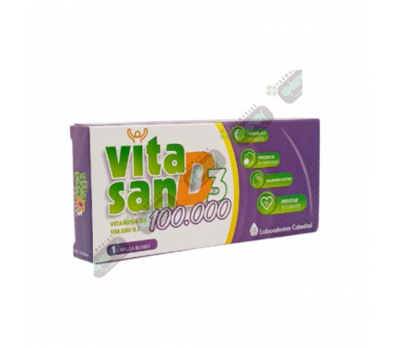 VITASAN D3 100,000UI CAJA X 1 CAPSULA - 5972