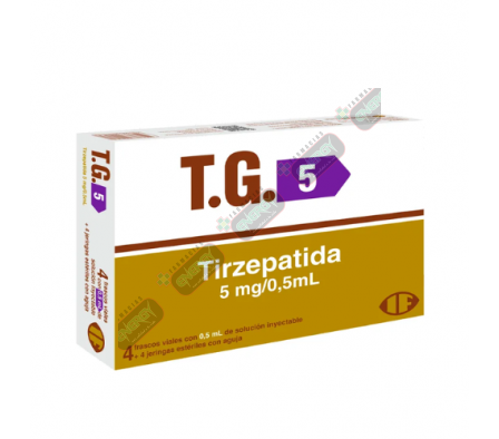 T.G 5 MG CAJA X 4 FRASCOS 0,5ML+4 JERINGAS-9530