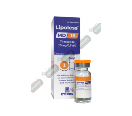 LIPOLESS 15MG MULTIDOSIS X 1 VIAL 2,5 ML -2222