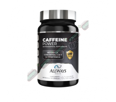 ALLWAYS CAFFEINE POWER FRASCO X 60 CAPSULAS-7116