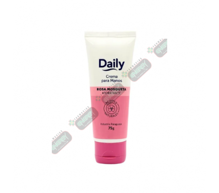CREMA P/ MANOS DAILY ROSA MOSQUETA X 75 GR.-2835