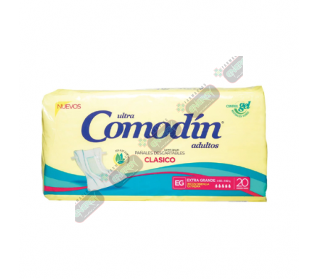PAÑAL ADULTO ULTRA COMODIN CLASICO XG X 20 UN-8054