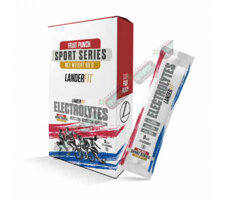 LANDERFIT ELECTROLYTES FRUIT PUNCH 6GR (12)-4879