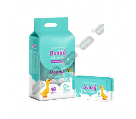 DODDY TOALLITAS HUM. PIEL SENSIBLE PACK X 6 UN-6161