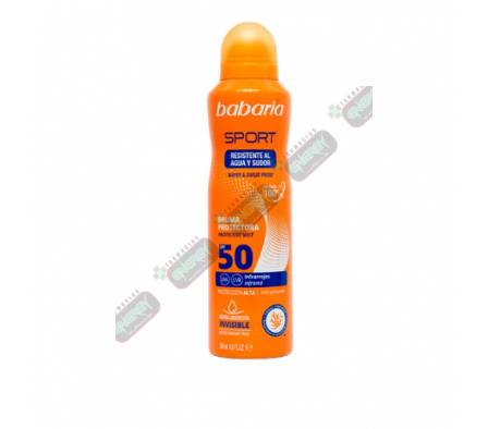 BABARIA BRUMA PROTECTORA SPORT SPF50 200ML-0252
