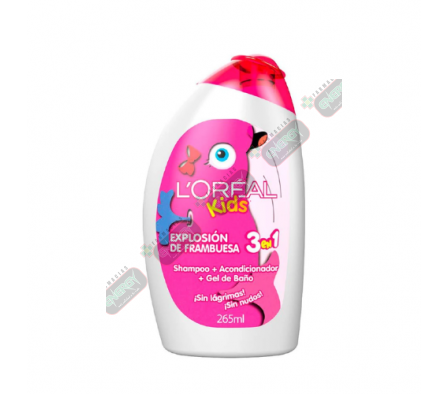 LOREAL KIDS FRAMBRUESA 3 EN 1 X 265ML - 1755